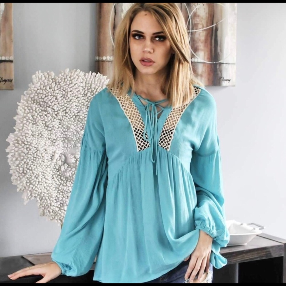 ☮️BOHEMIAN CHIC PHEASANT BLOUSE☮️